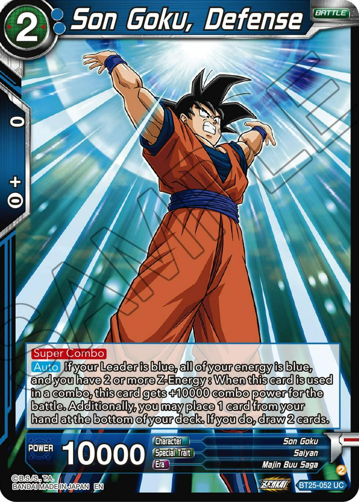 Son Goku, Defense BT25-052