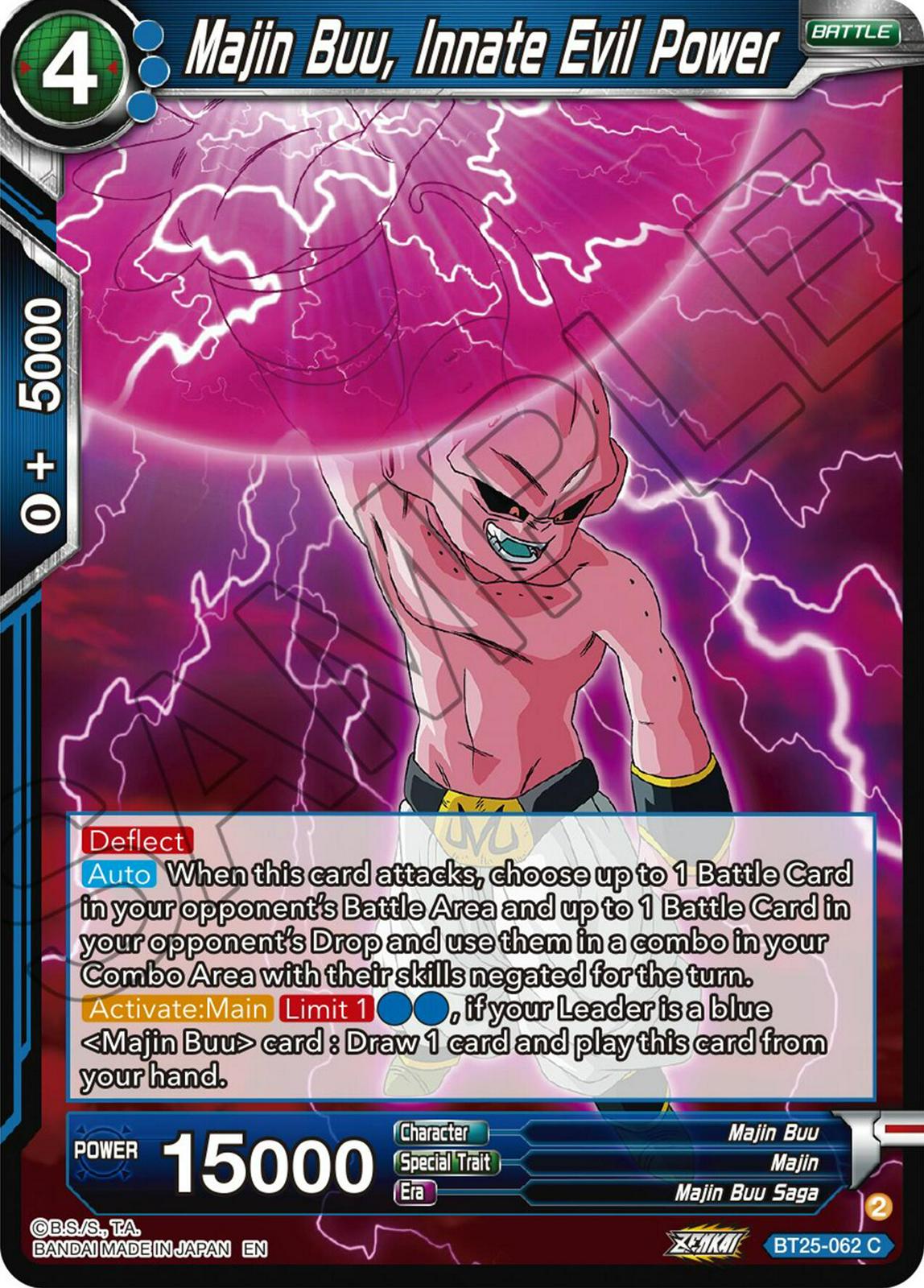 Majin Buu, Innate Evil Power BT25-062
