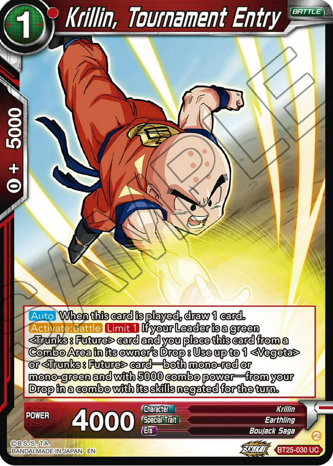 Krillian, Tournament Entry BT25-030