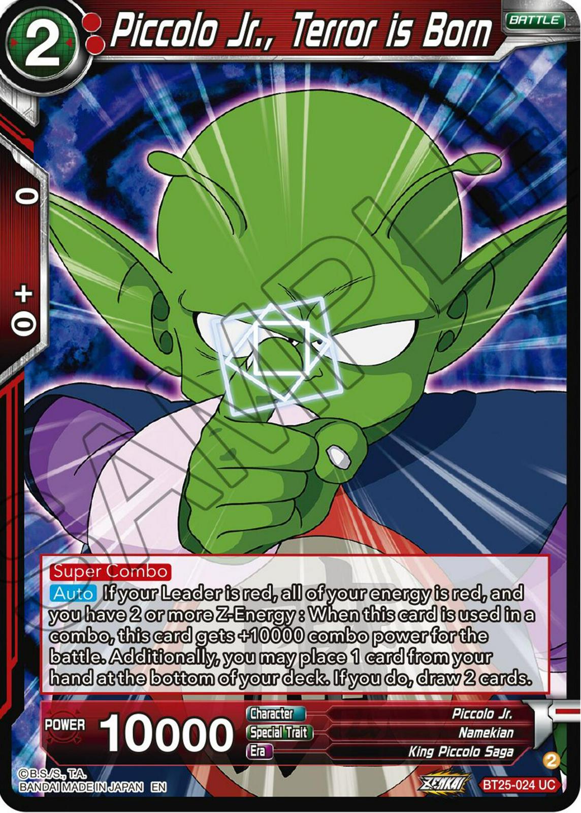 Piccolo Jr., Terror is Born BT25-024