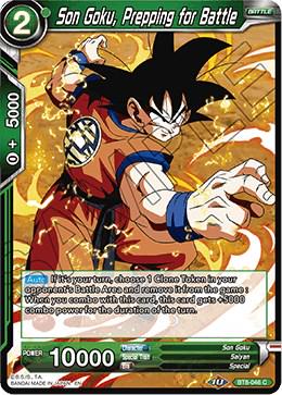 Son Goku, Prepping for Battle BT8-046