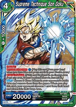 Supreme Technique Son Goku BT8-117