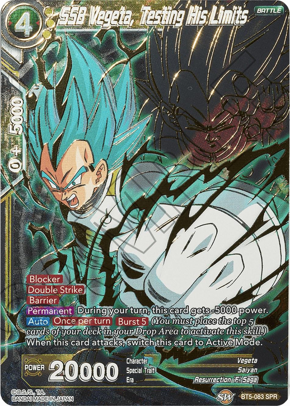 SSB Vegeta, Testing His Limits [SPR] BT5-083