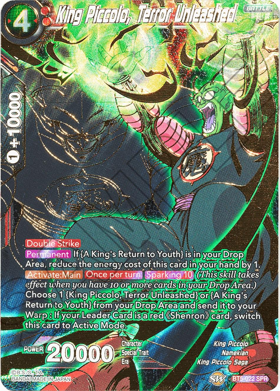 King Piccolo, Terror Unleashed [SPR] BT5-022