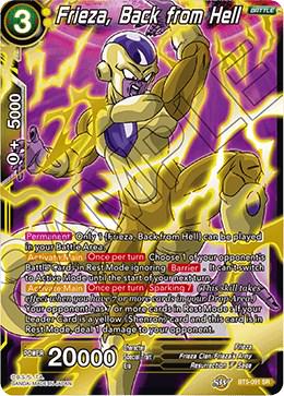 Frieza, Back from Hell BT5-091