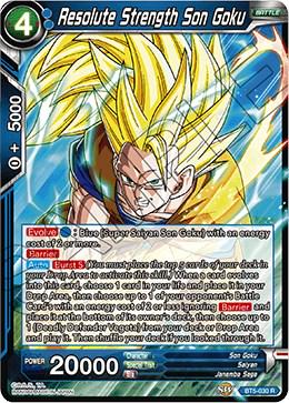 Resolute Strength Son Goku BT5-030