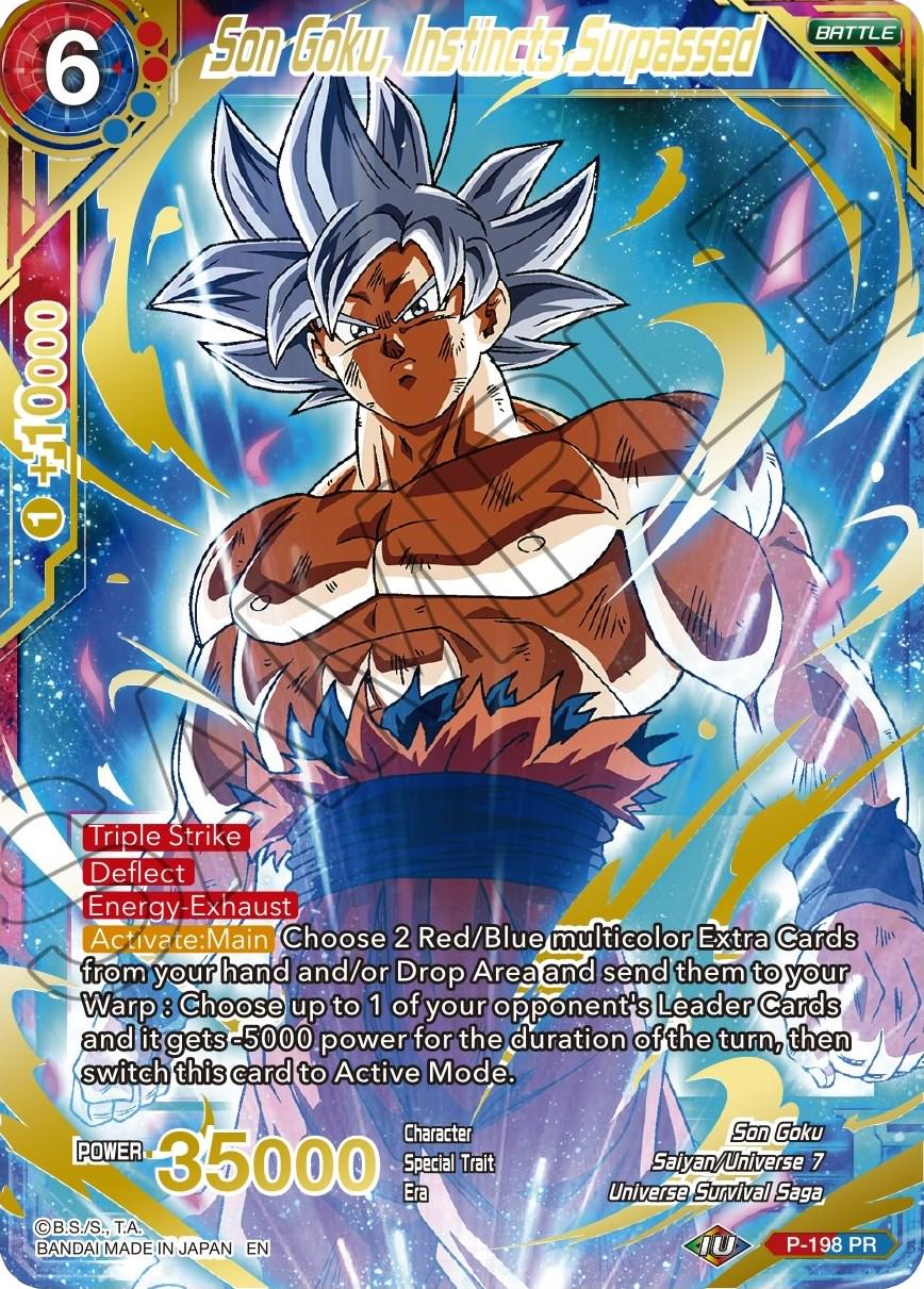 Son Goku, Instincts Surpassed [Gold Stamped Foil] P-198
