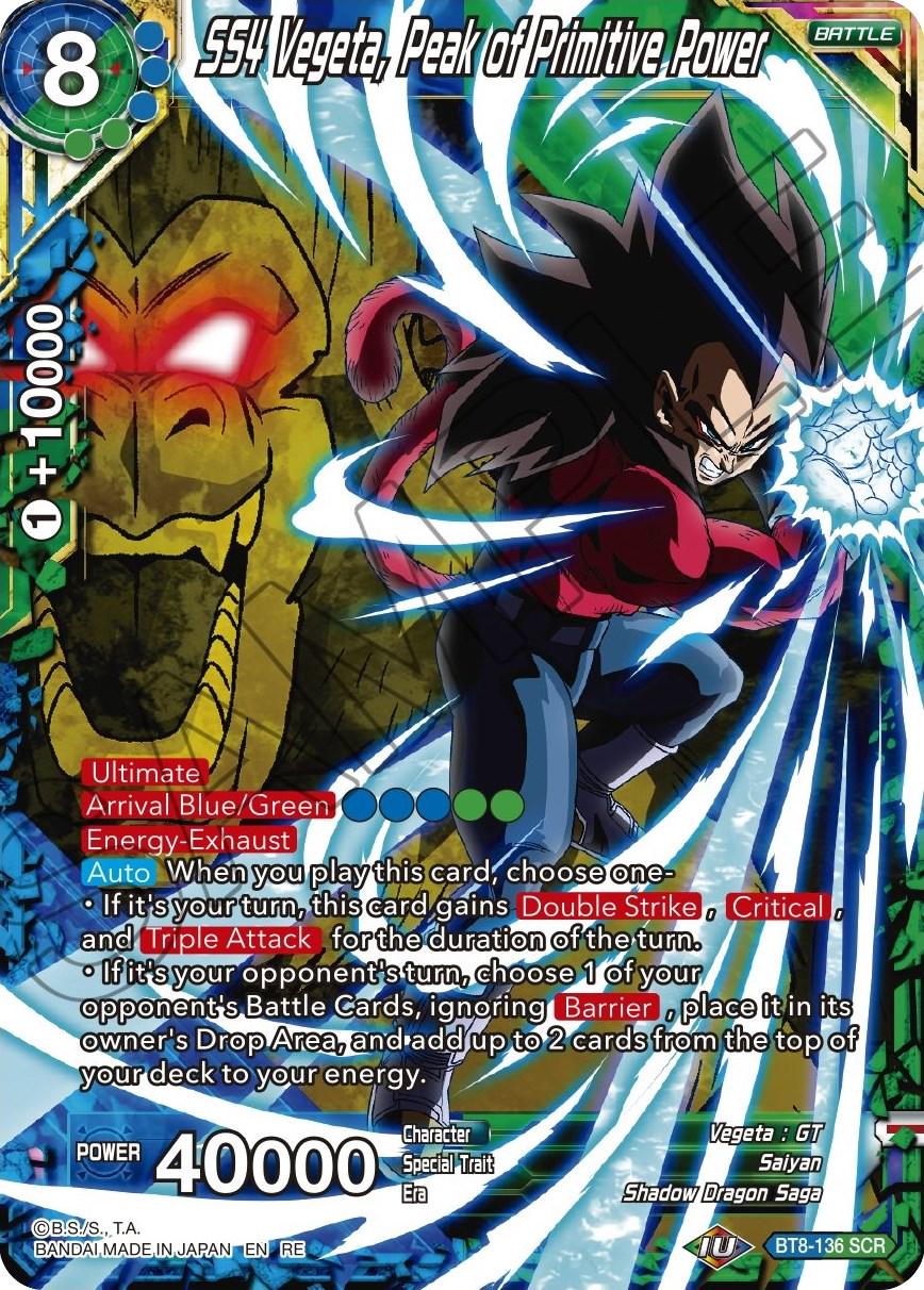 SS4 Vegeta, Peak of Primitive Power BT8-136