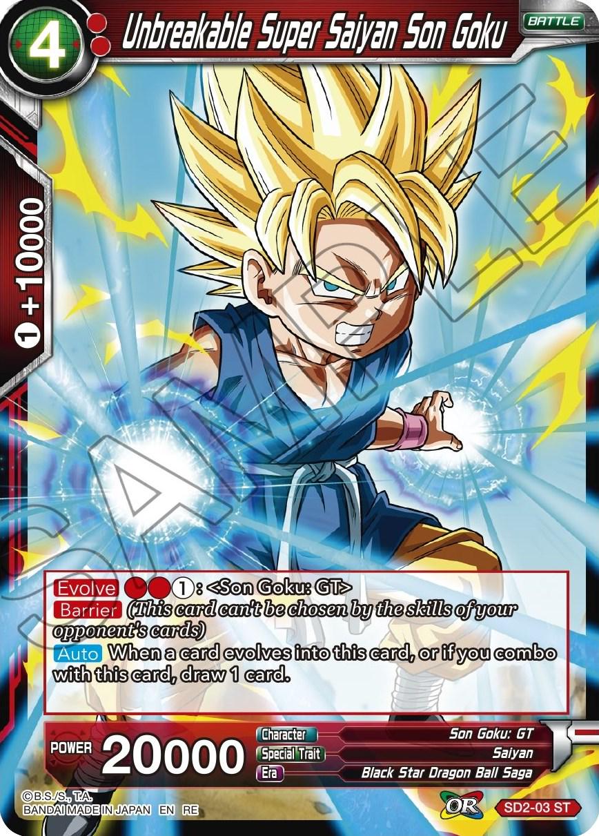 Unbreakable Super Saiyan Son Goku SD2-03