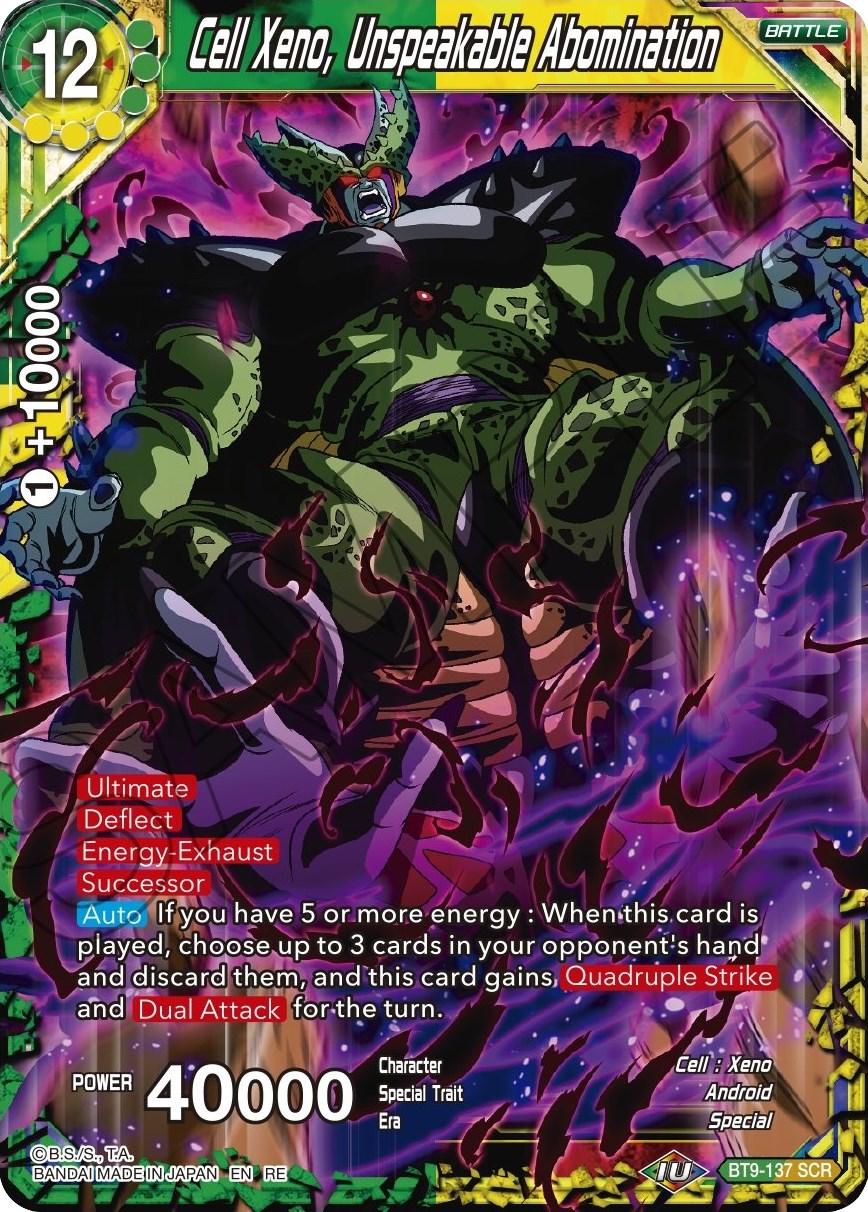 Cell Xeno, Unspeakable Abomination BT9-137