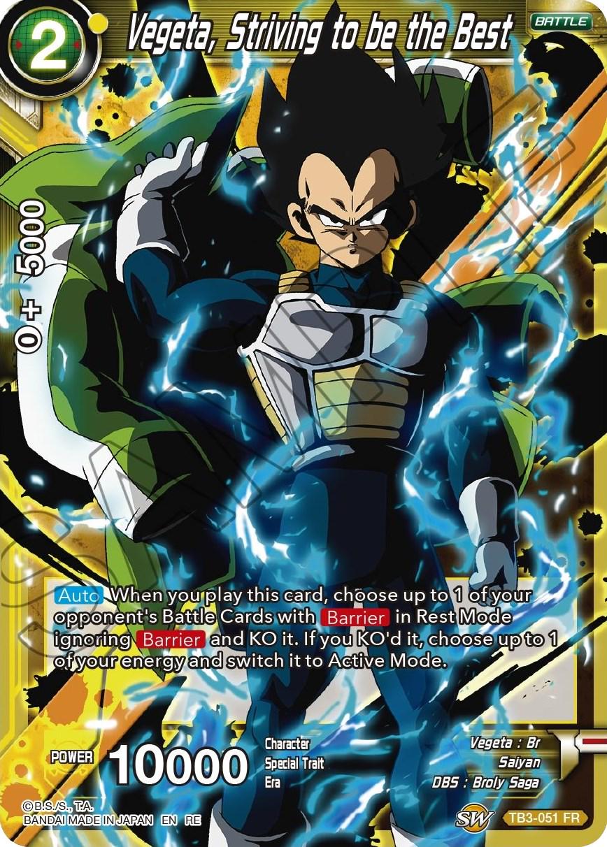 Vegeta, Striving to be the Best TB3-051