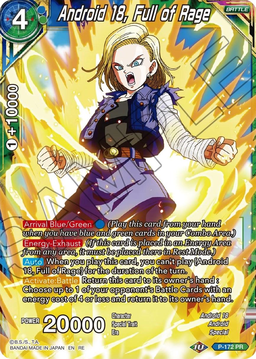Android 18, Full of Rage P-172