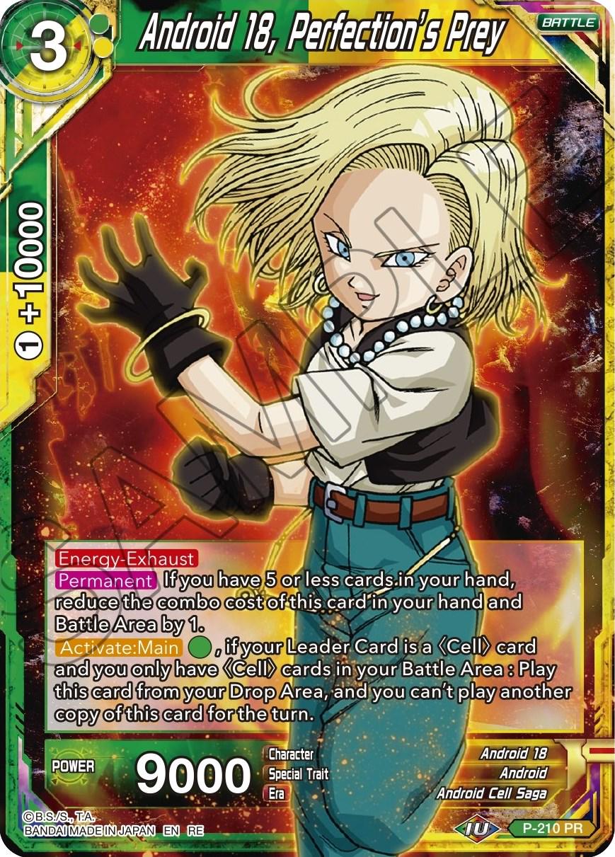 Android 18, Perfection's Prey P-210