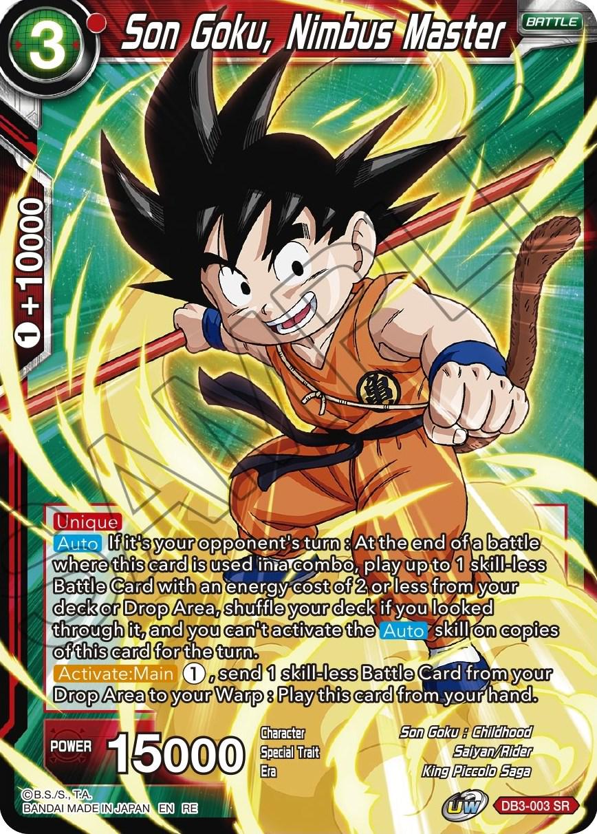 Son Goku, Nimbus Master DB3-003