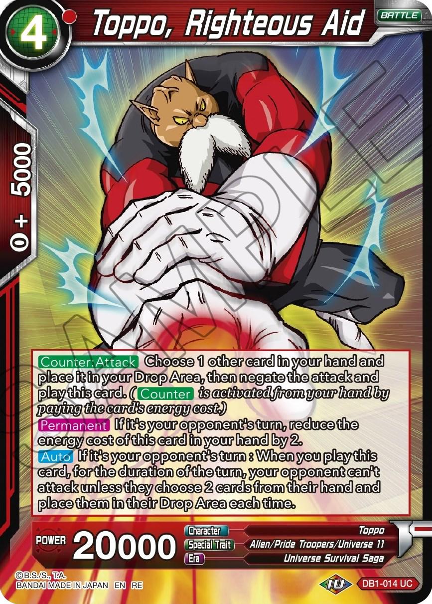 Toppo, Righteous Aid DB1-014