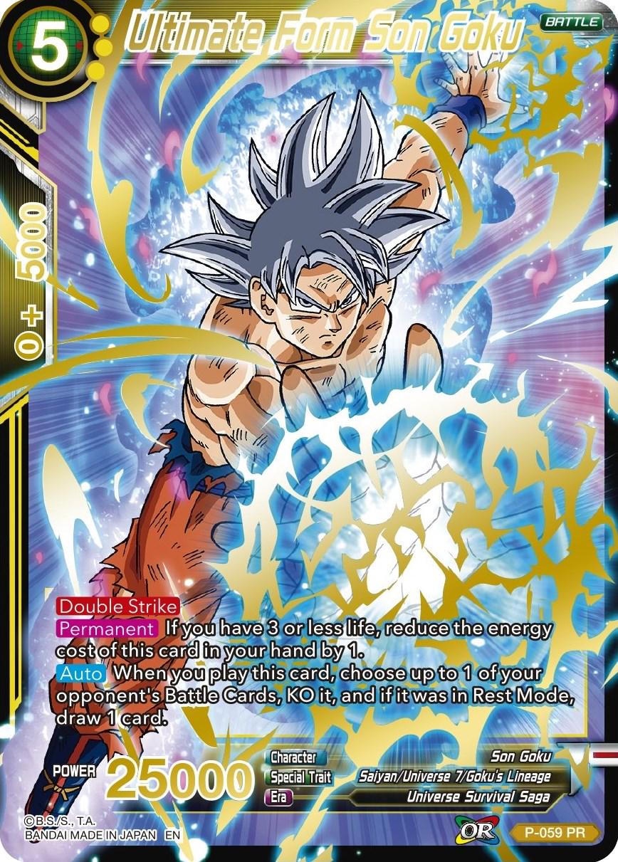 Ultimate Form Son Goku [Gold Stamped Foil] P-059