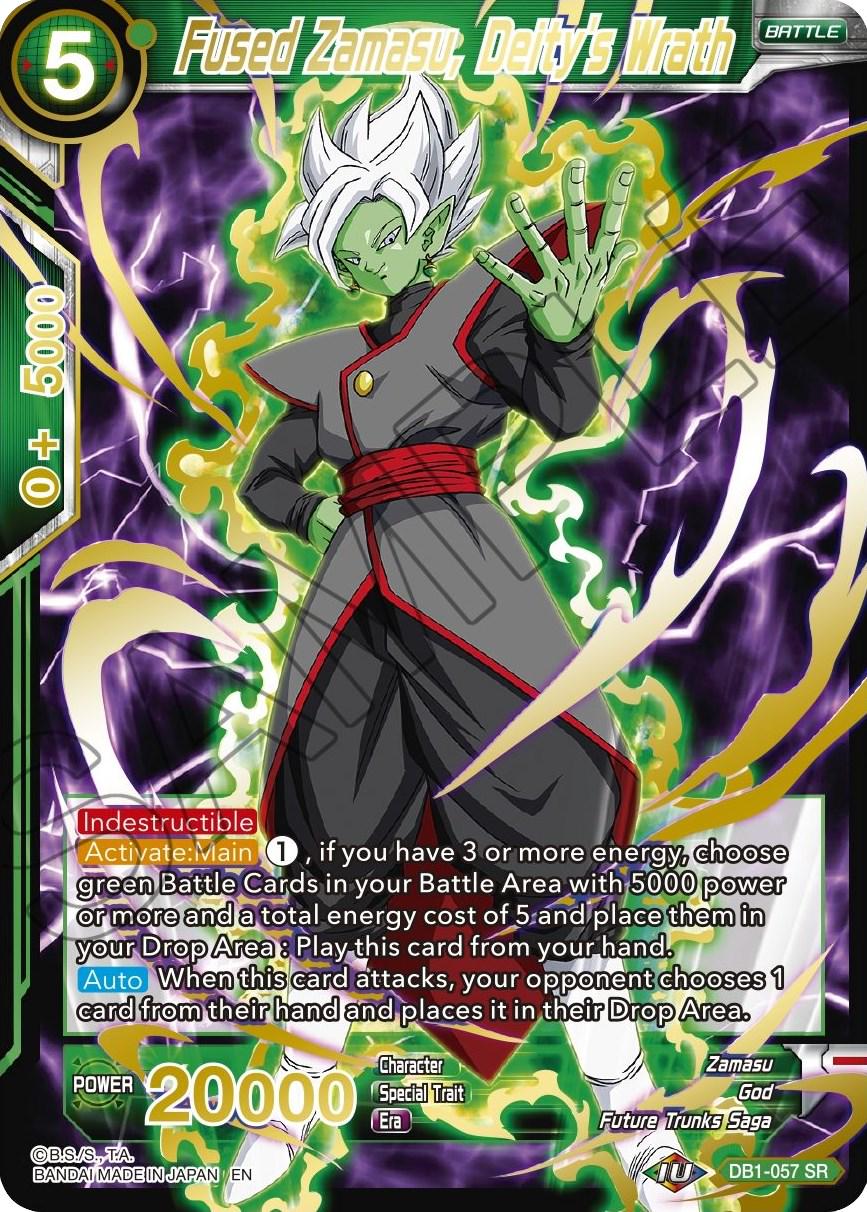 Fused Zamasu, Deity's Wrath [Gold Stamped Foil] DB1-057
