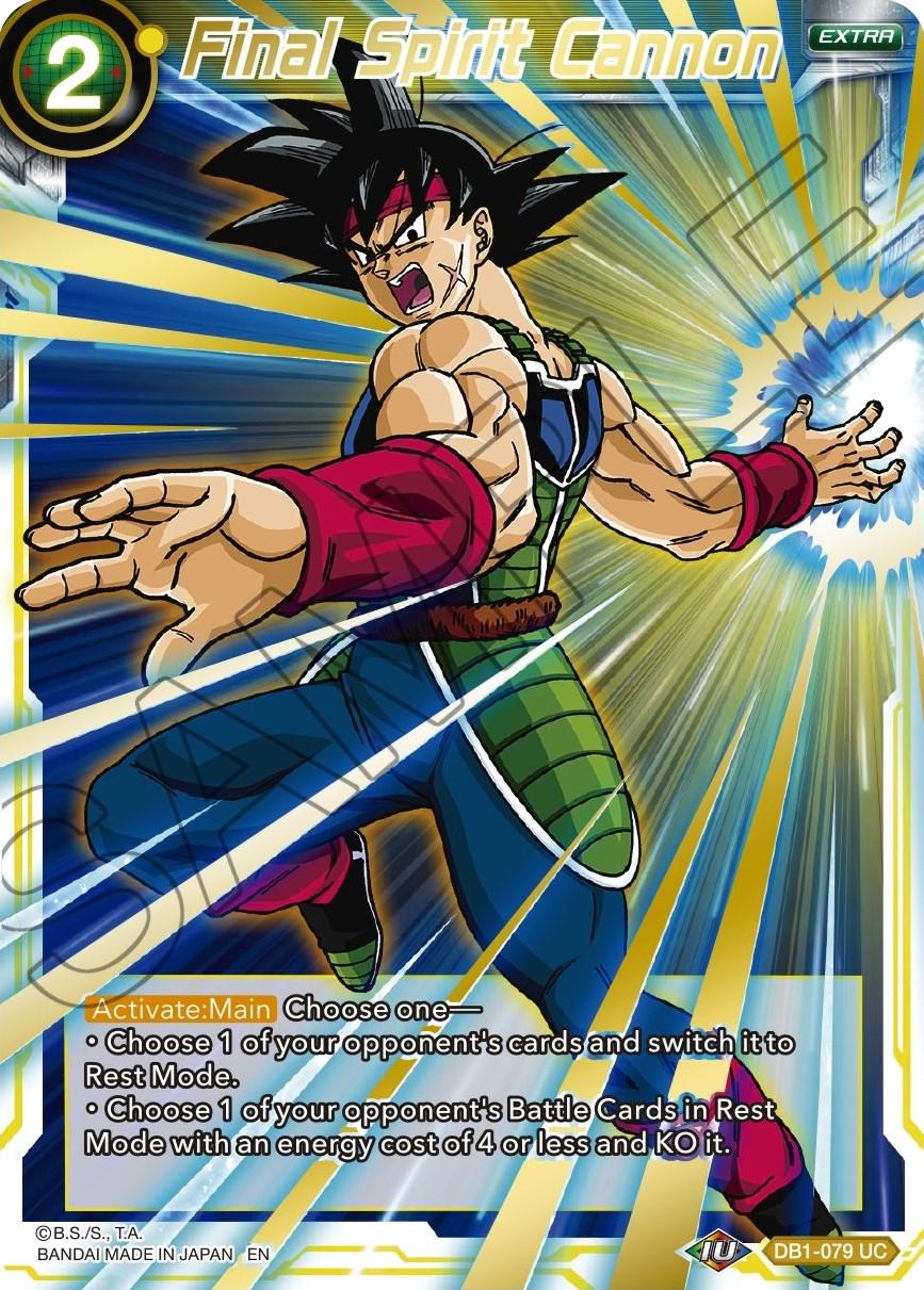 Final Spirit Cannon [Gold Stamped Foil] DB1-079
