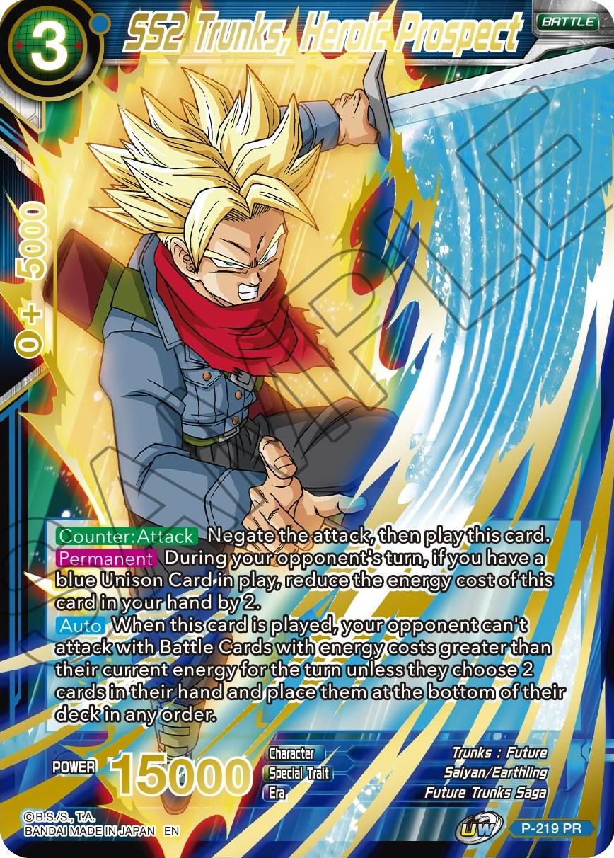 SS2 Trunks, Heroic Prospect [Gold Stamped Foil] P-219
