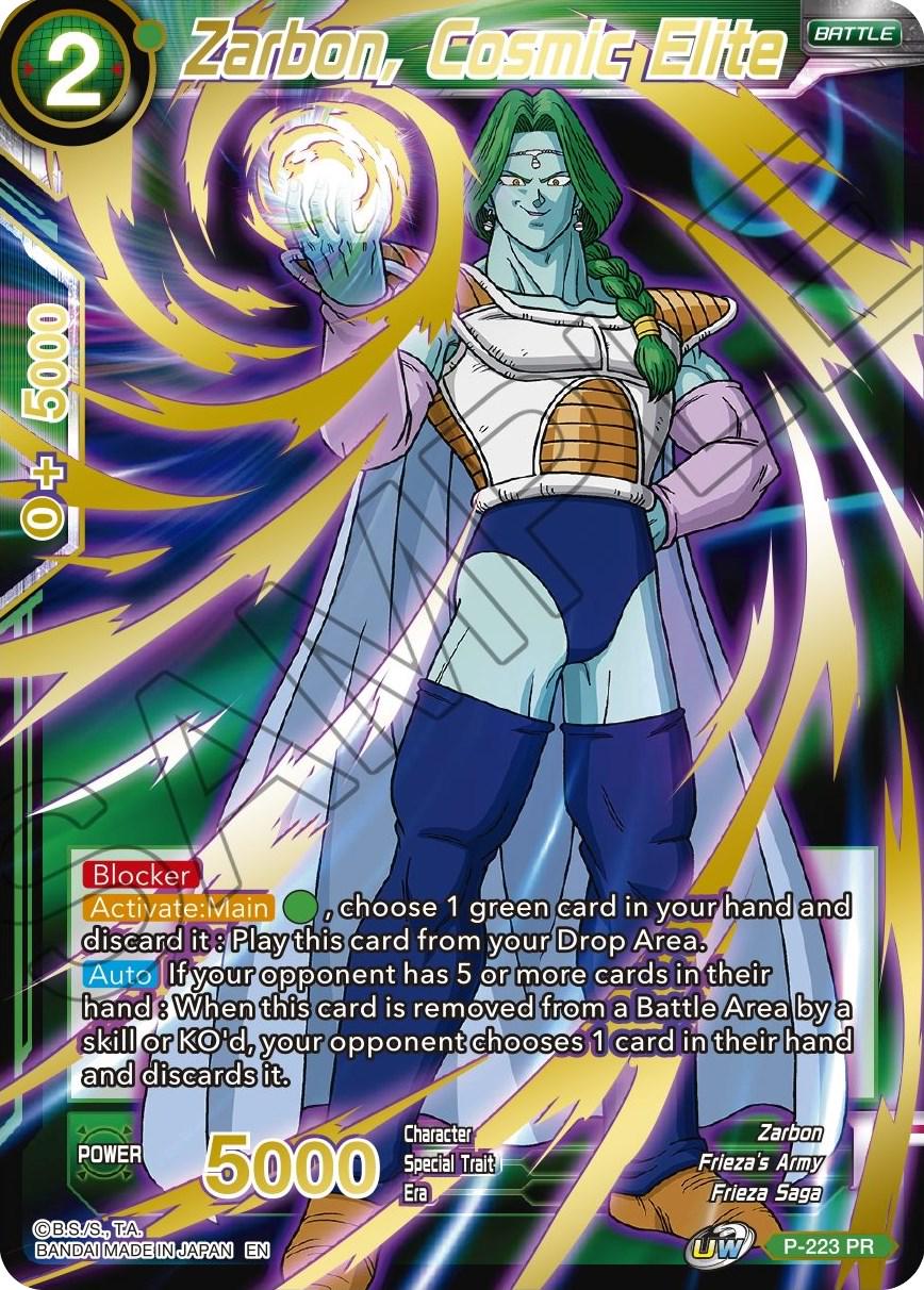 Zarbon, Cosmic Elite [Gold Stamped Foil] P-223