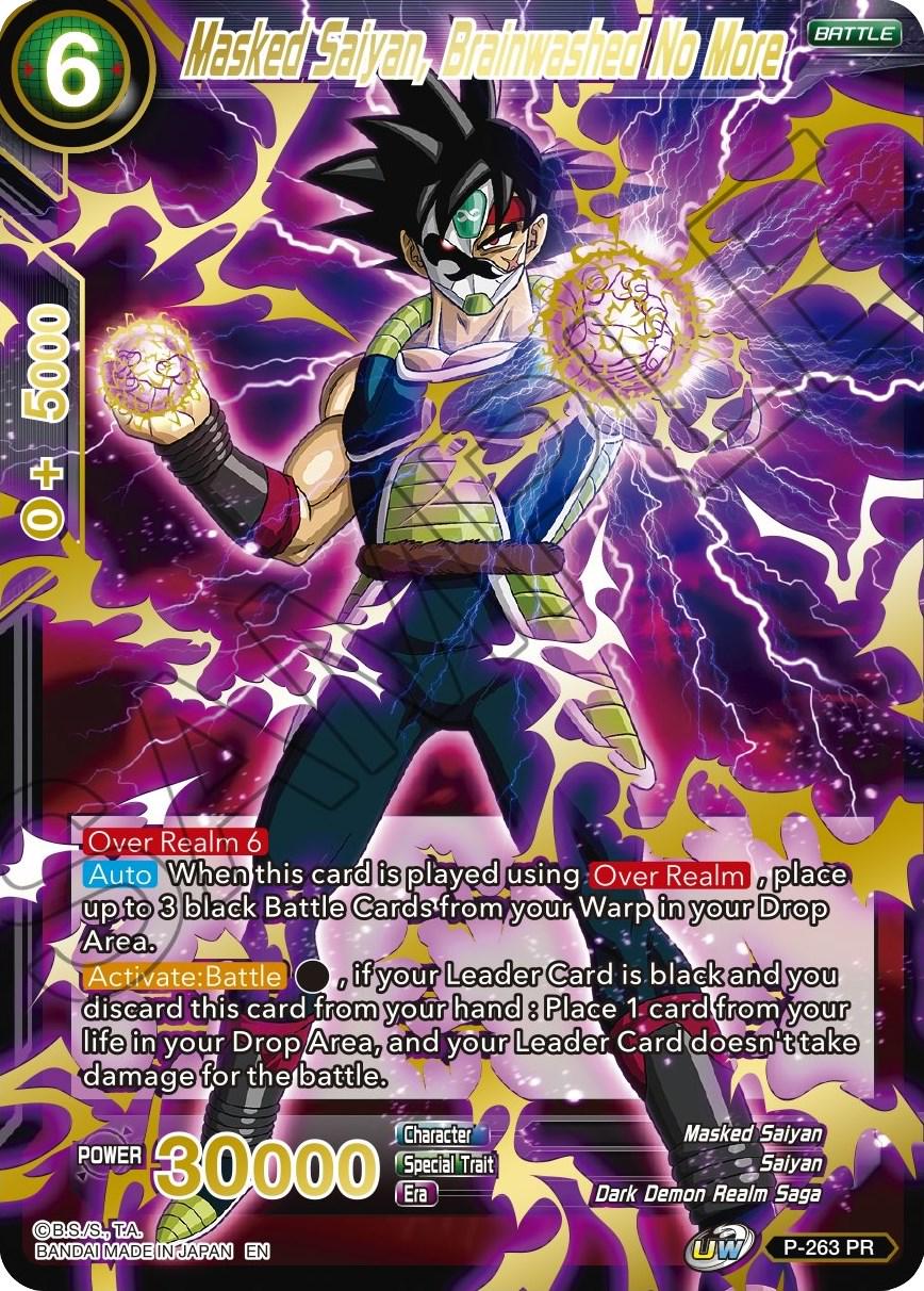 Masked Saiyan, Brainwashed No More [Gold Stamped Foil] P-263