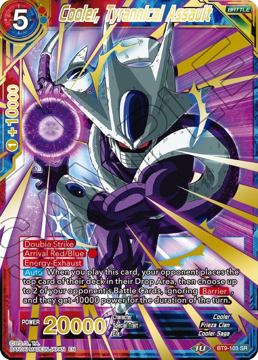 Cooler, Tyrannical Assault [Gold Stamped Foil] BT9-103