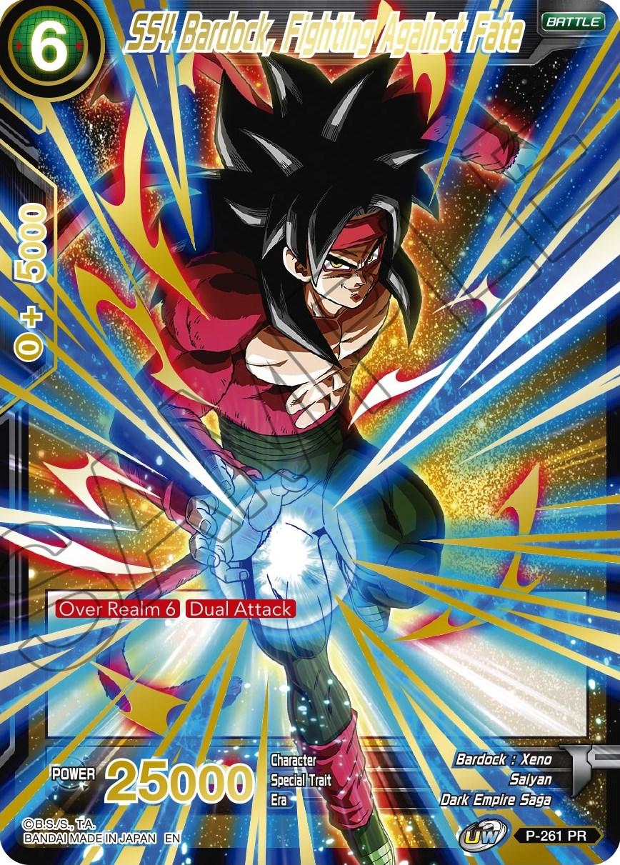 SS4 Bardock, Fighting Against Fate [Gold Stamped Foil] P-261