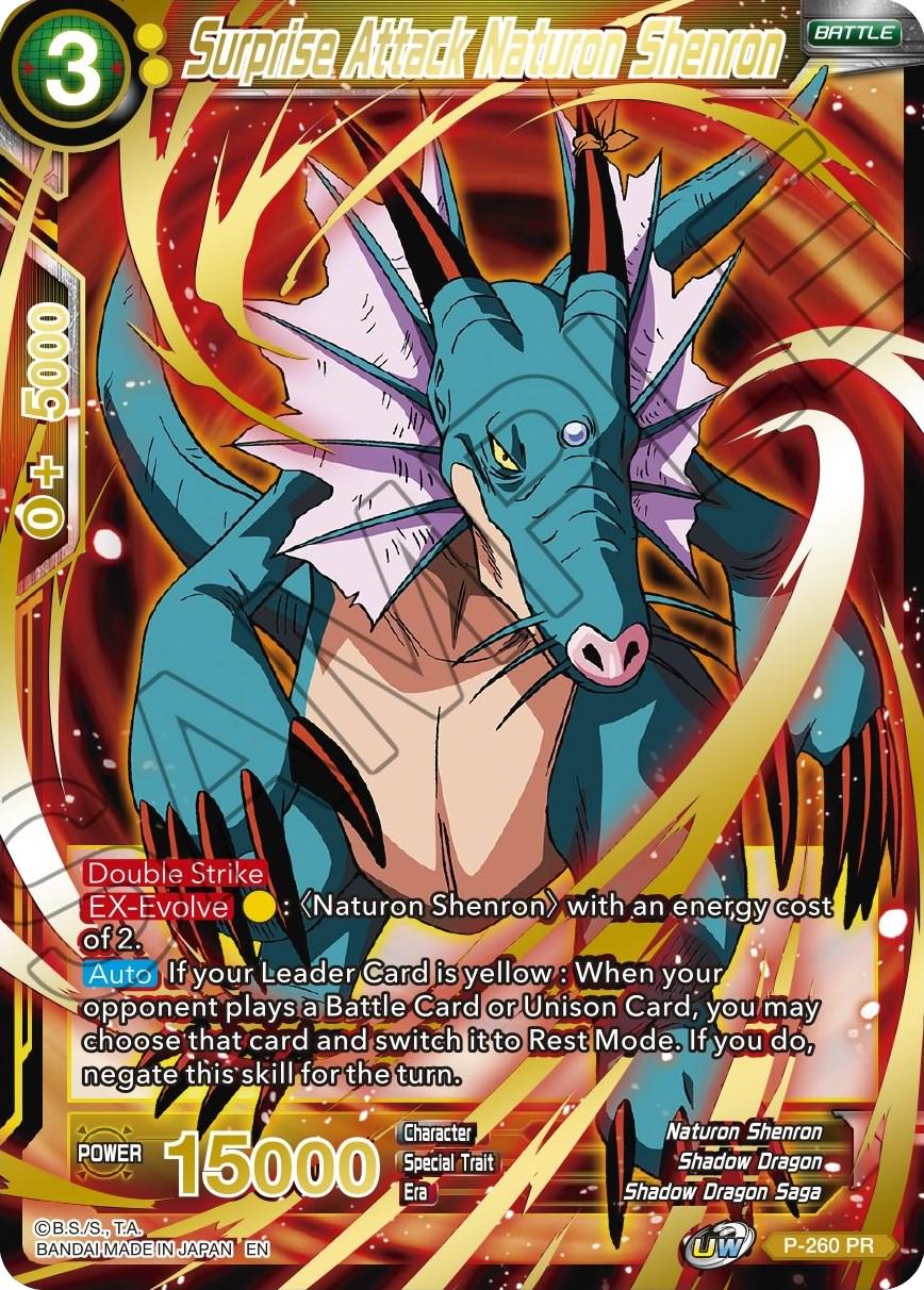 Surprise Attack Naturon Shenron [Gold Stamped Foil] P-260