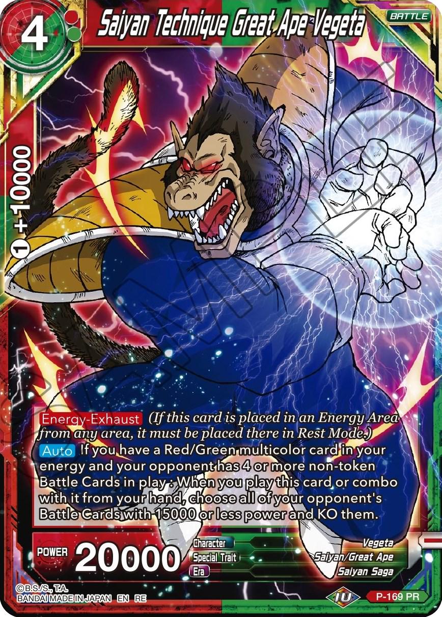 Saiyan Technique Great Ape Vegeta P-169