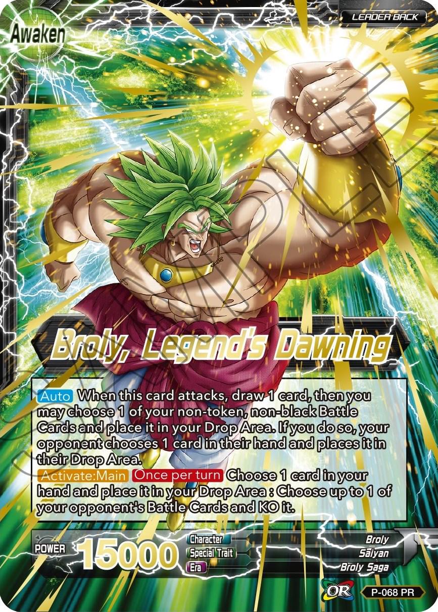 Broly // Broly, Legend's Dawning [Gold Stamped Foil] P-068