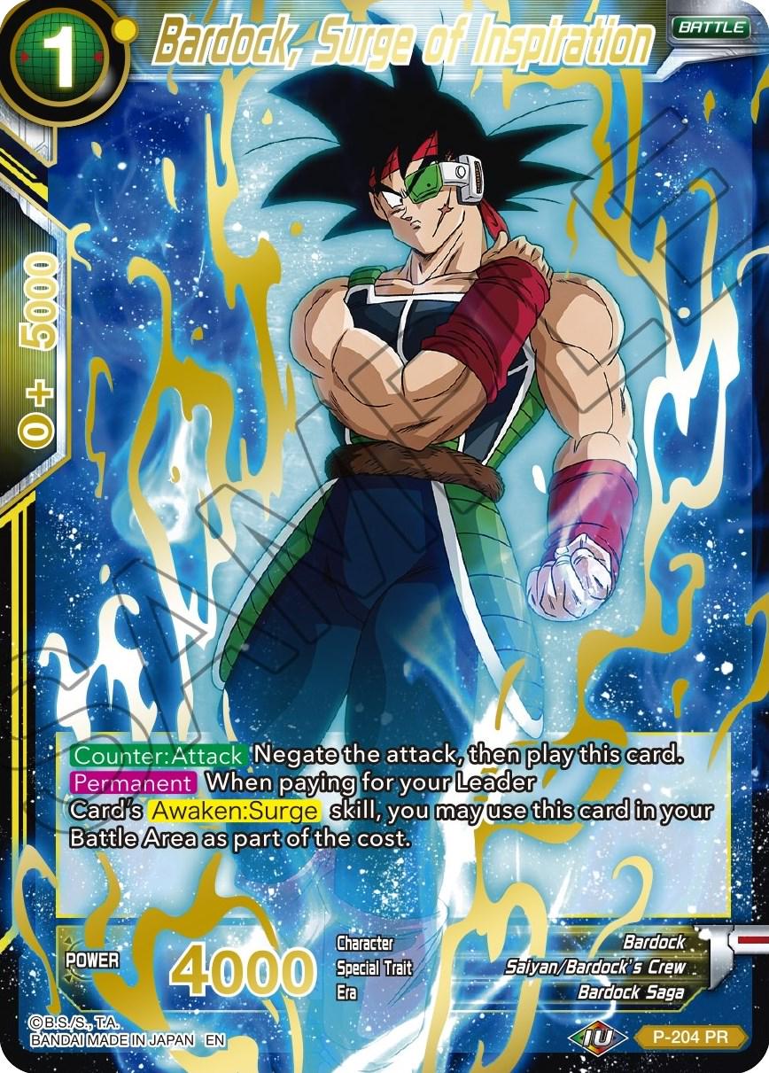Bardock, Surge of Inspiration [Gold Stamped Foil] P-204