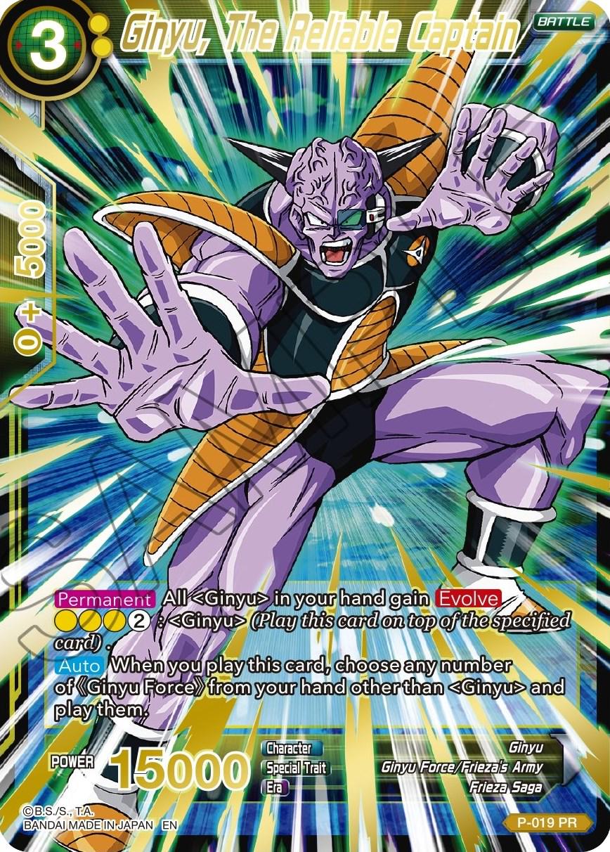 Ginyu, The Reliable Captain [Gold Stamped Foil] P-019
