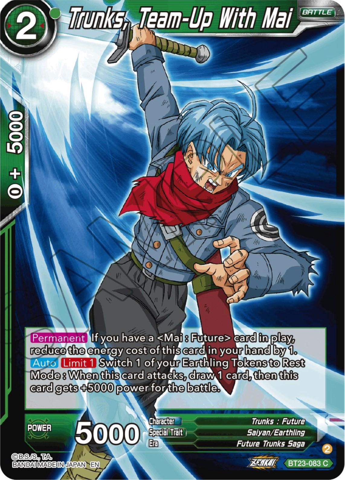 Trunks, Team-Up With Mai BT23-083