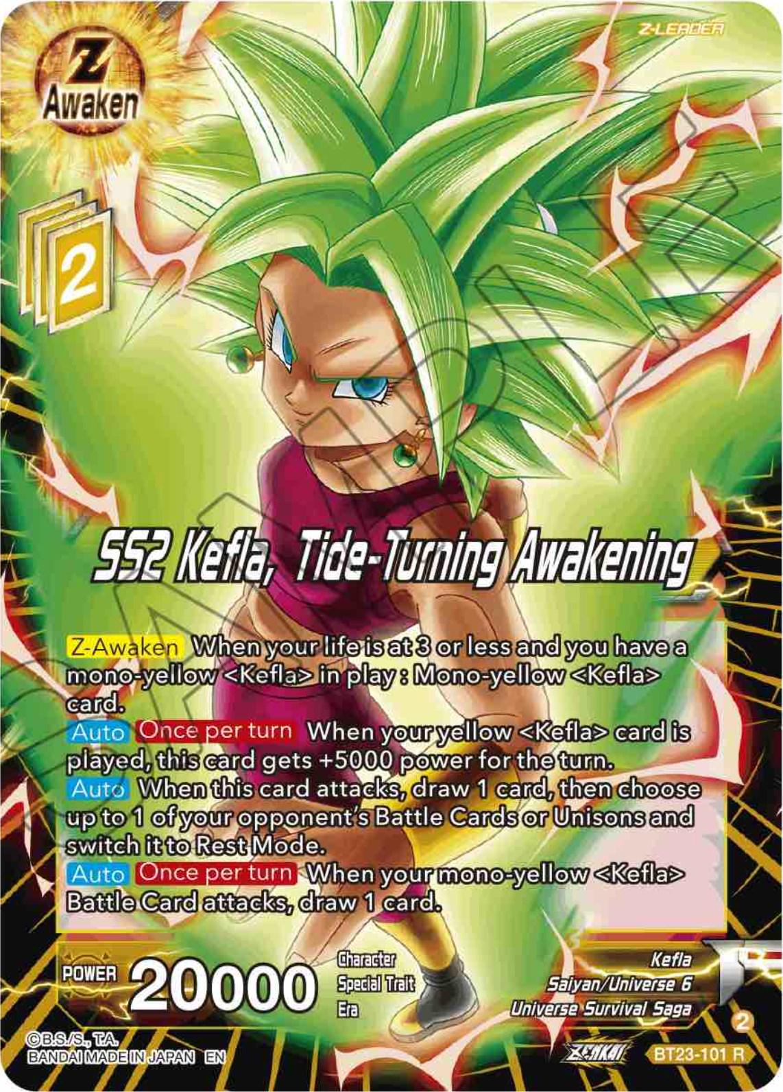 SS2 Kefla, Tide-Turning Awakening BT23-101