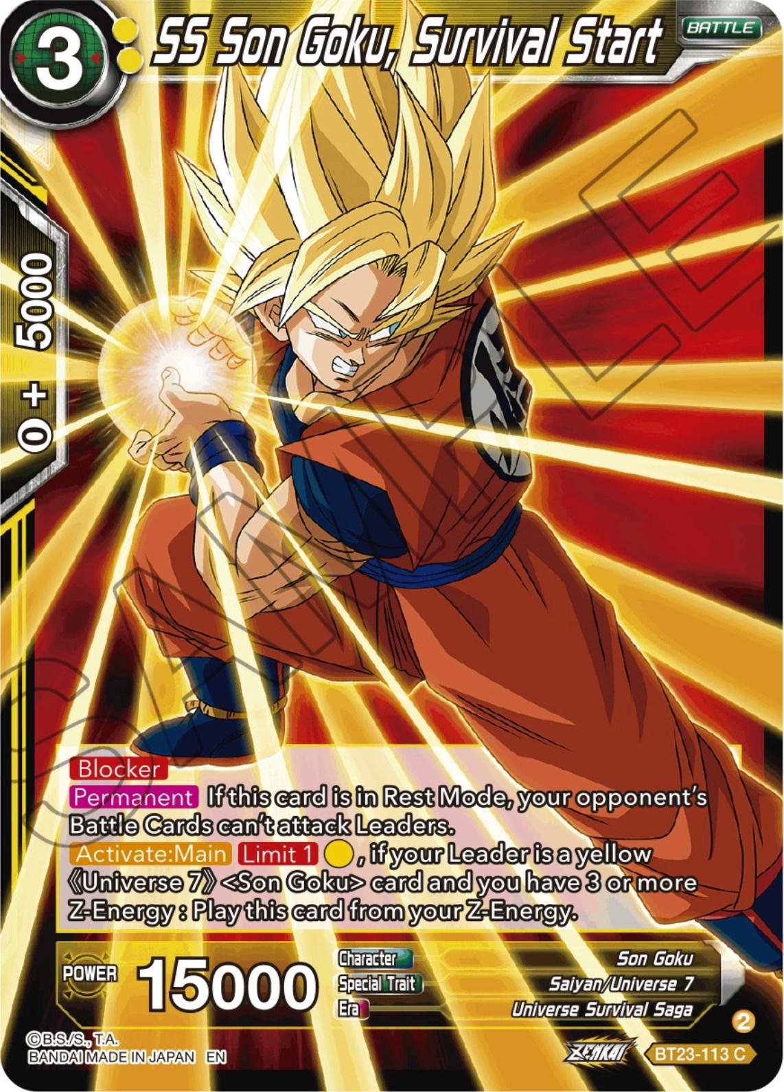 SS Son Goku, Survival Start BT23-113