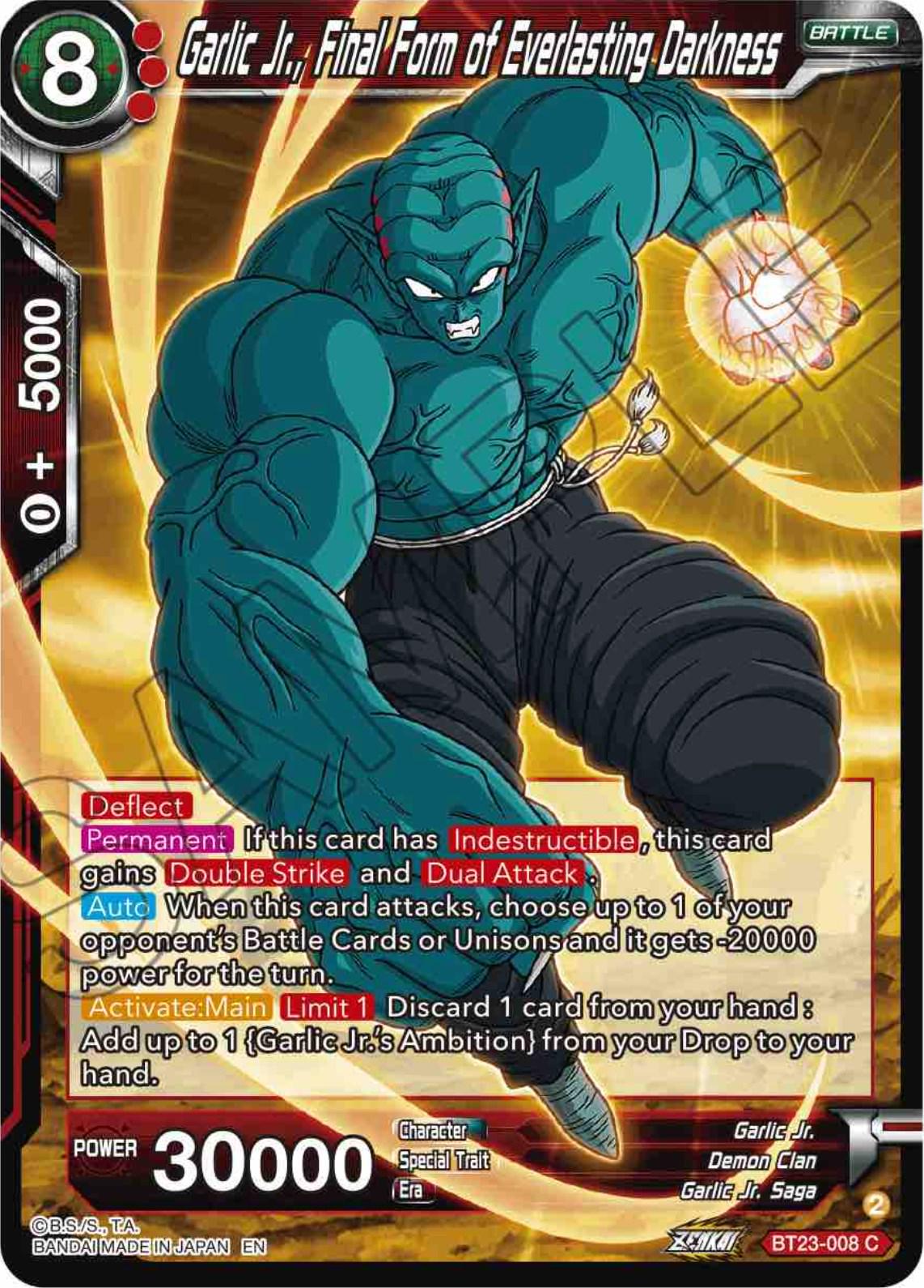 Garlic Jr., Final Form of Everlasting Darkness BT23-008