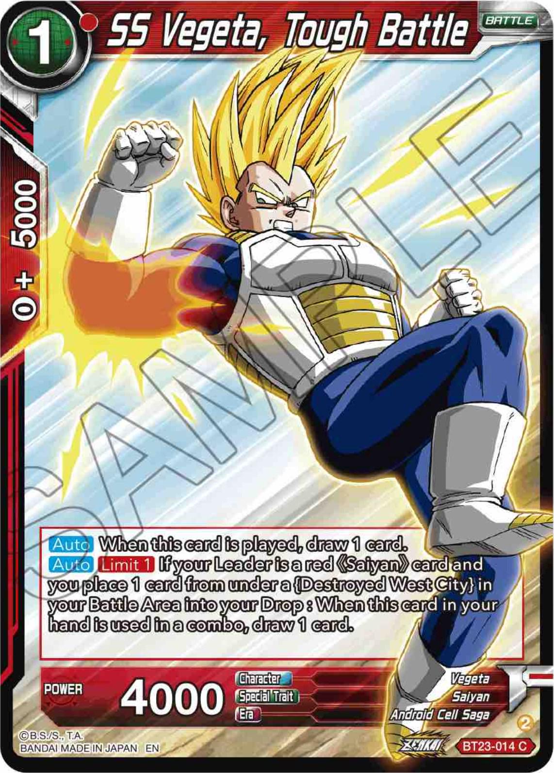 SS Vegeta, Tough Battle BT23-014
