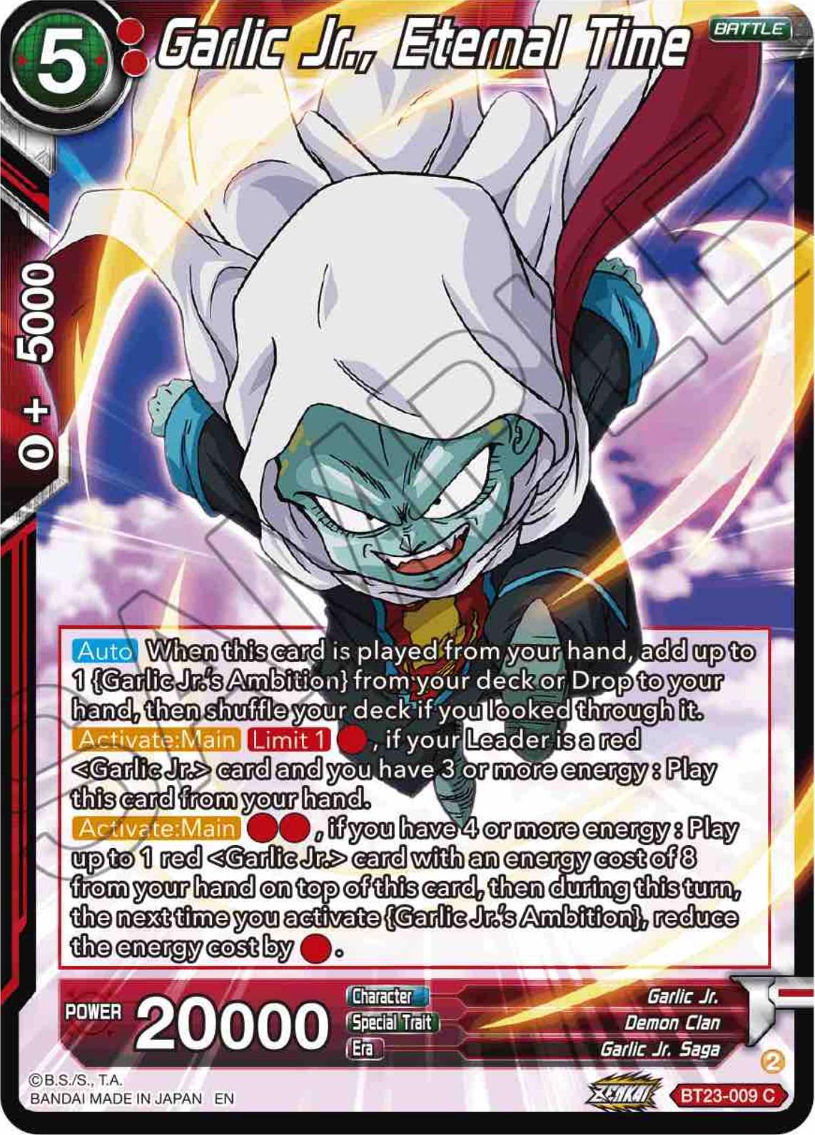 Garlic Jr., Eternal Time BT23-009