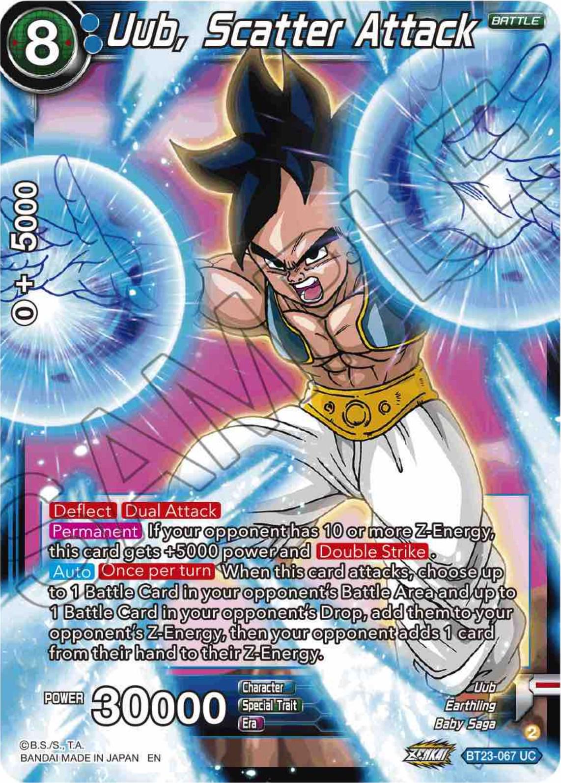 Uub, Scatter Attack BT23-067