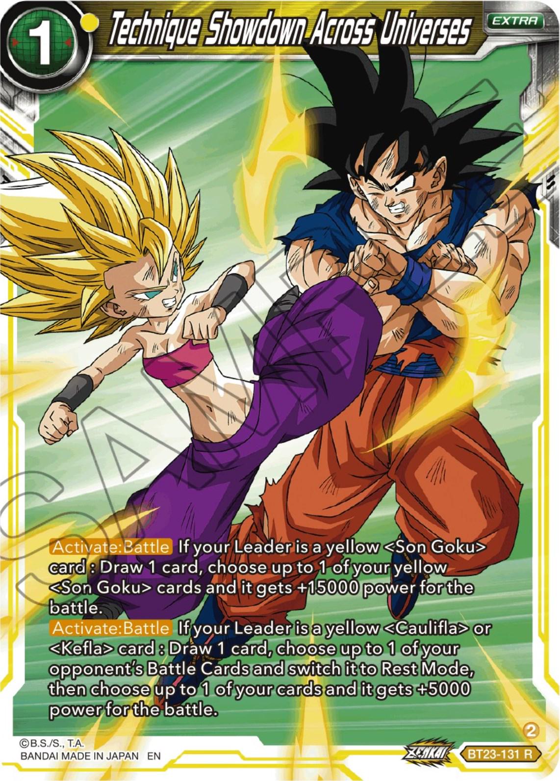 Technique Showdown Across Universes BT23-131