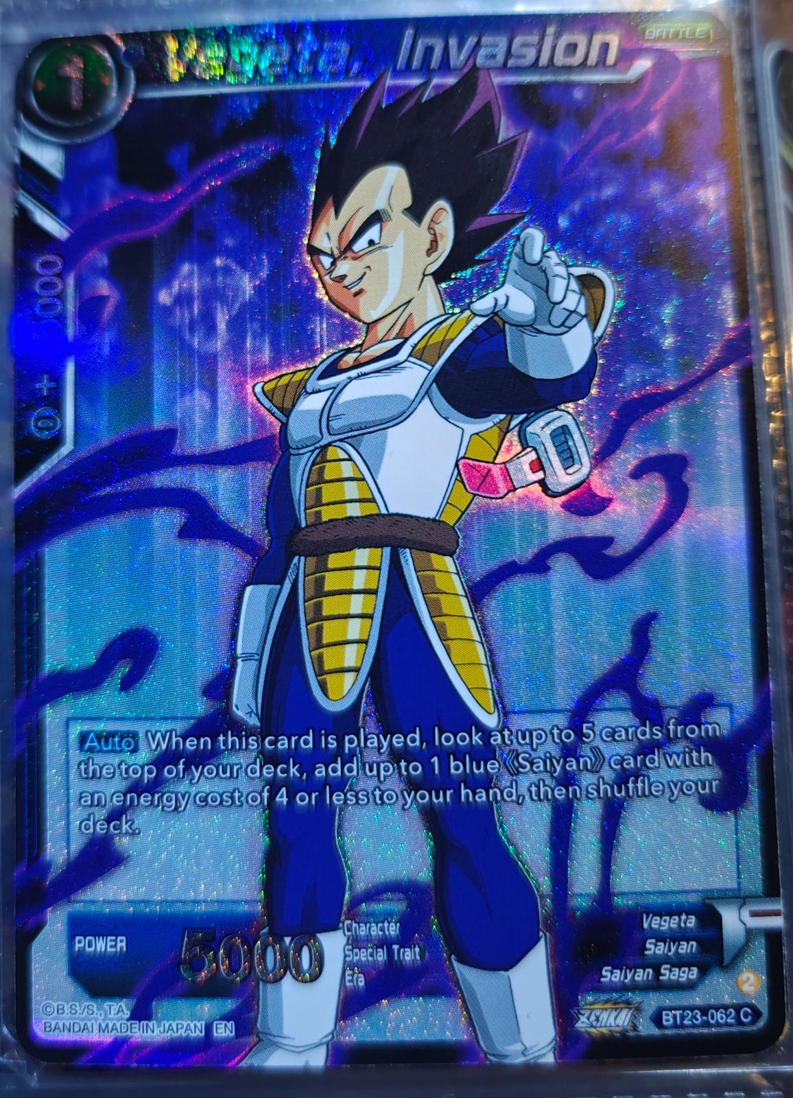 Vegeta, Invasion [Foil] BT23-062