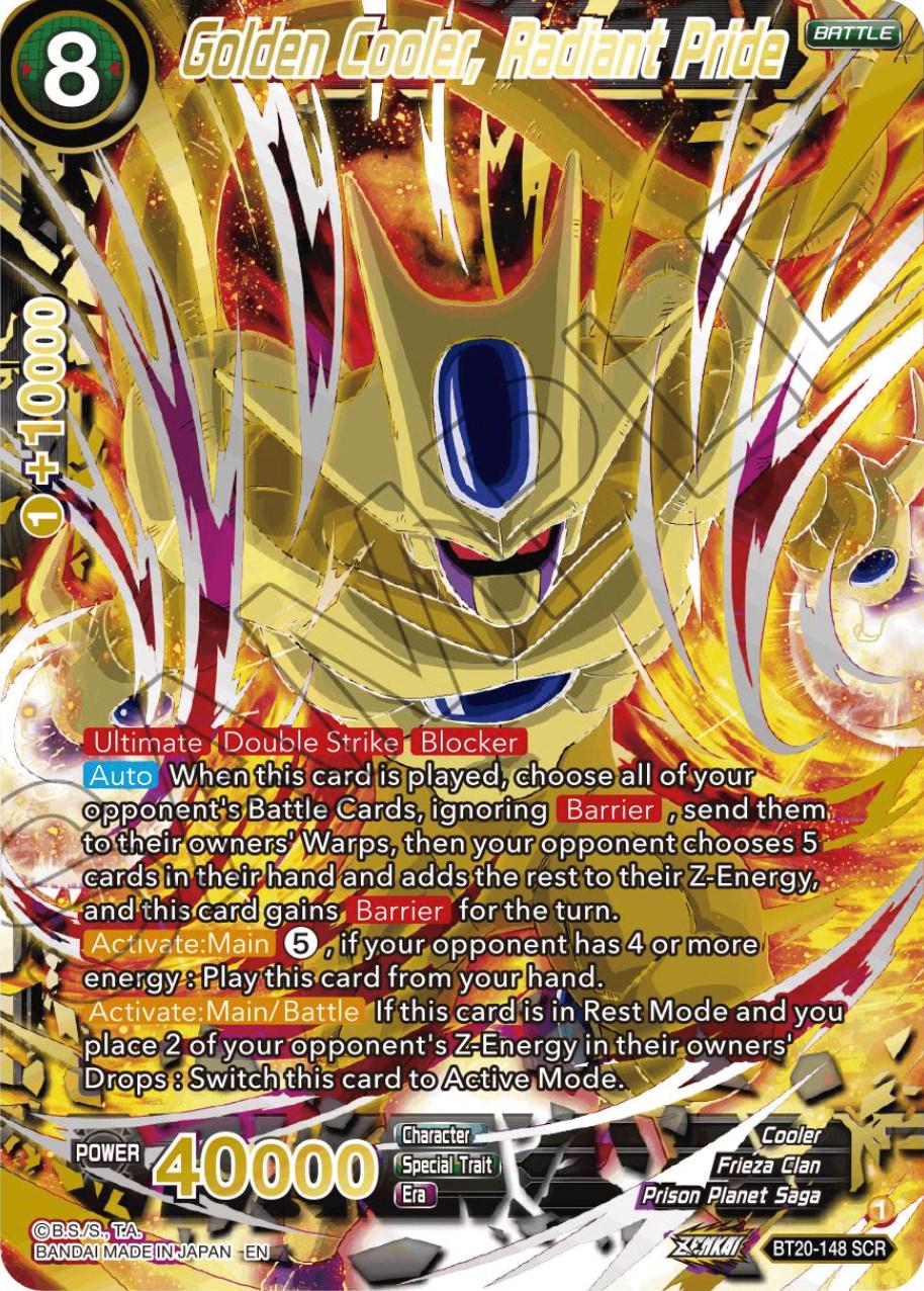 Golden Cooler, Radiant Pride [Alternate Art] BT20-148