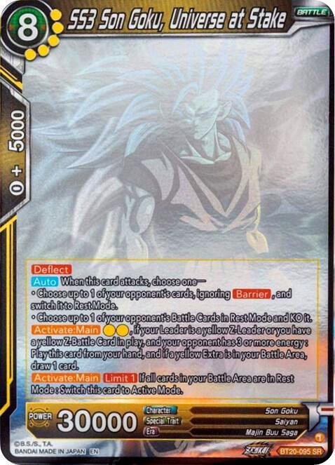SS3 Son Goku, Universe At Stake [Holo] BT20-095