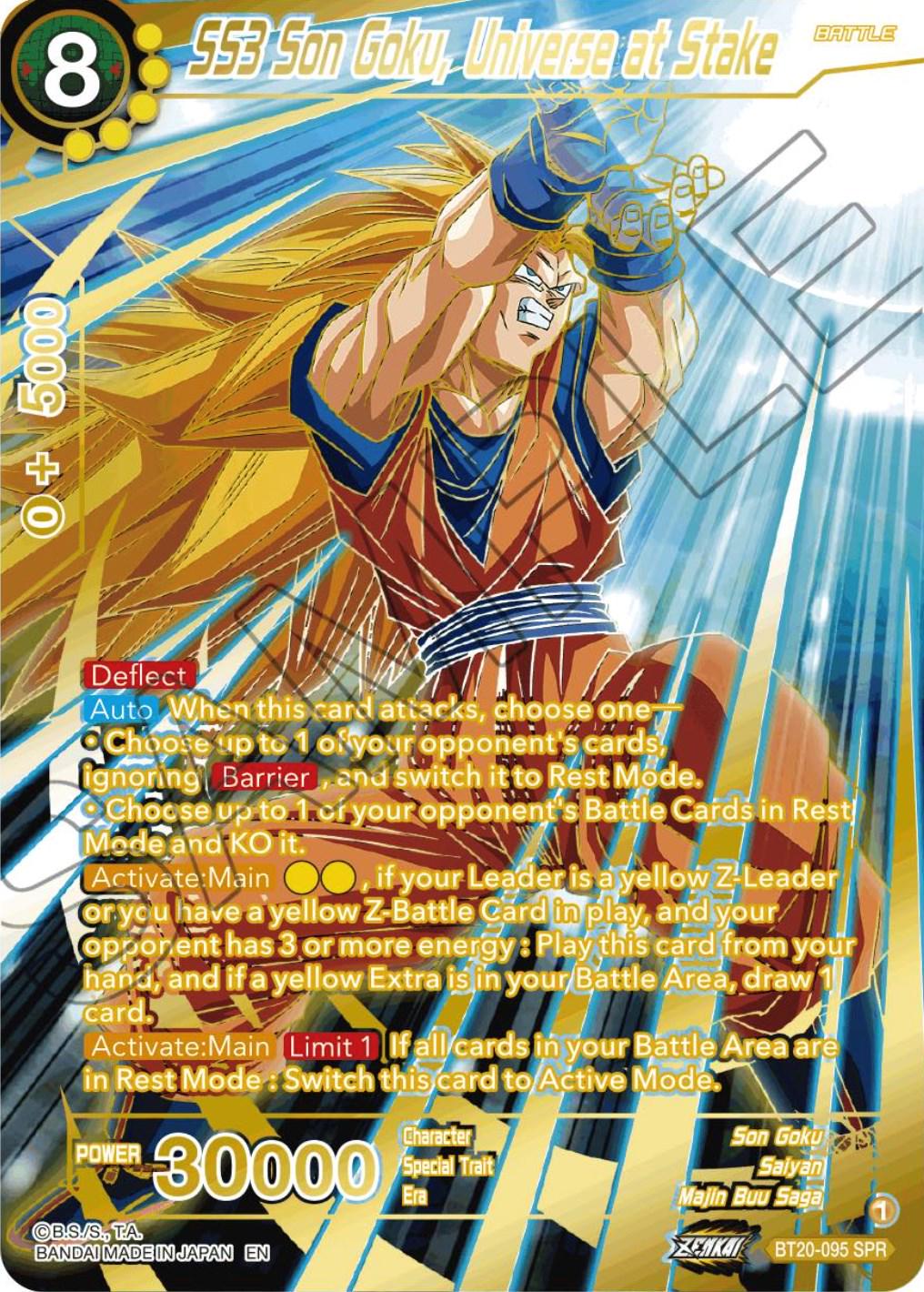 SS3 Son Goku, Universe at Stake [SPR] BT20-095