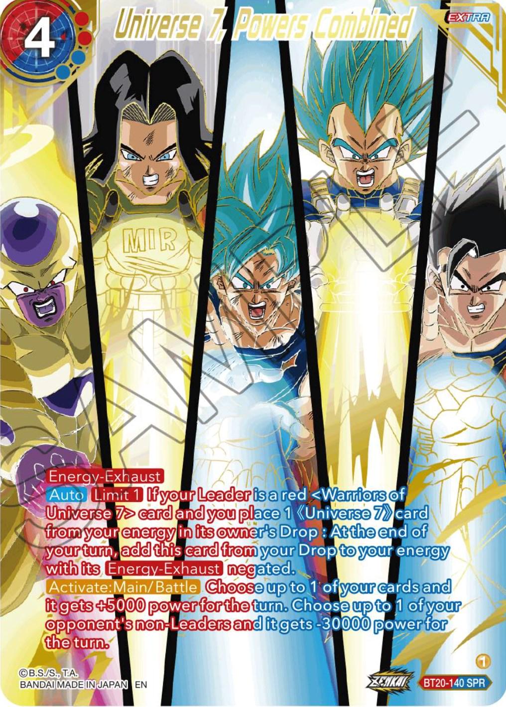 Universe 7, Powers Combined [SPR] BT20-140