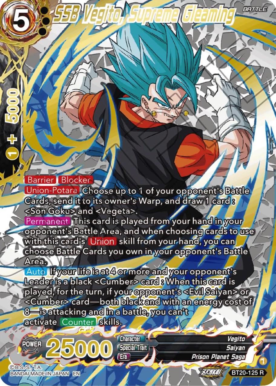 SSB Vegito, Supreme Gleaming [Gold Stamped Foil] BT20-125