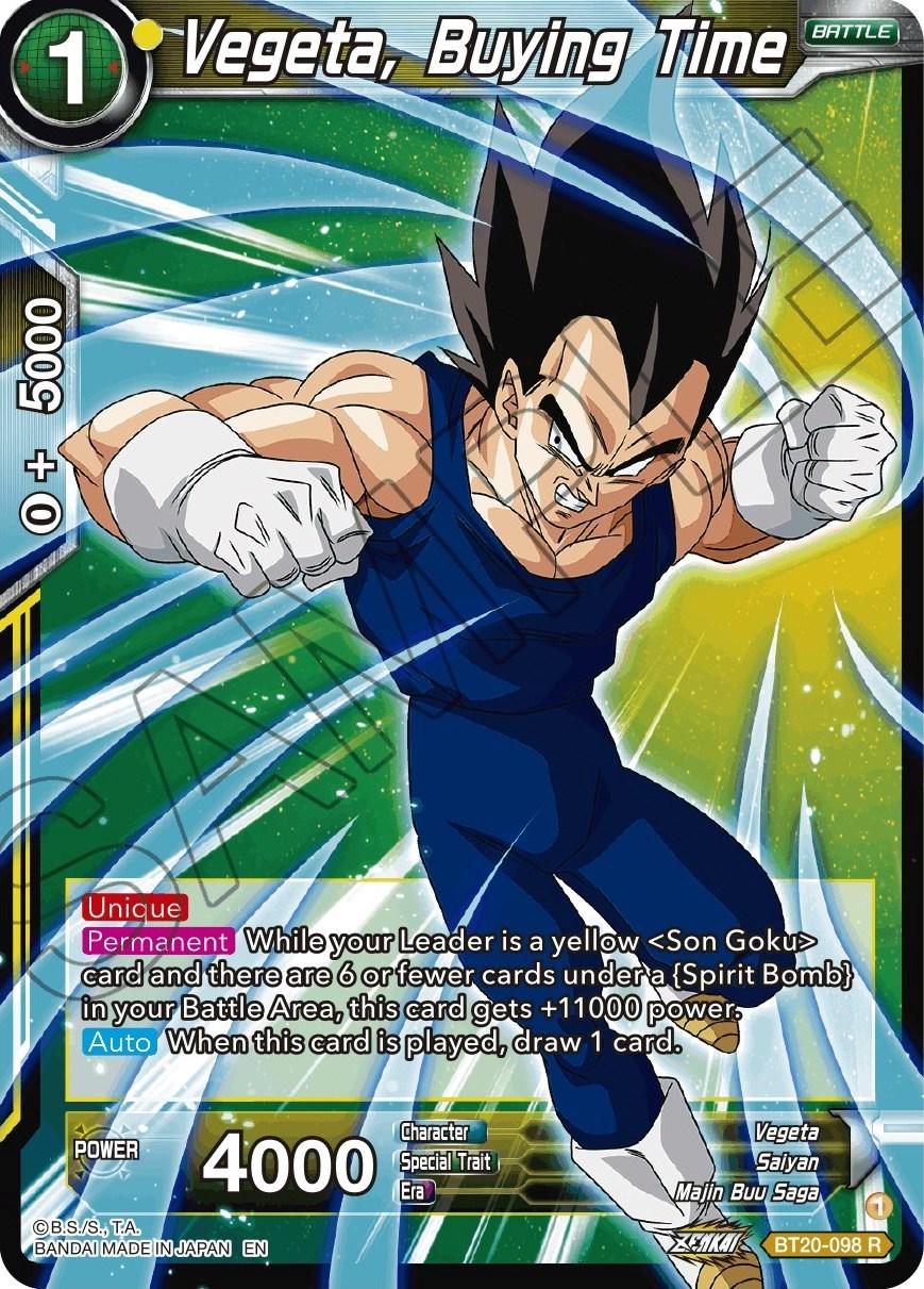Vegeta, Buying Time BT20-098