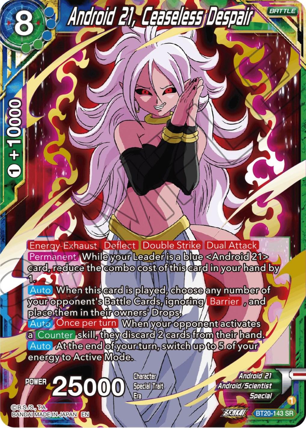 Android 21, Ceaseless Despair BT20-143