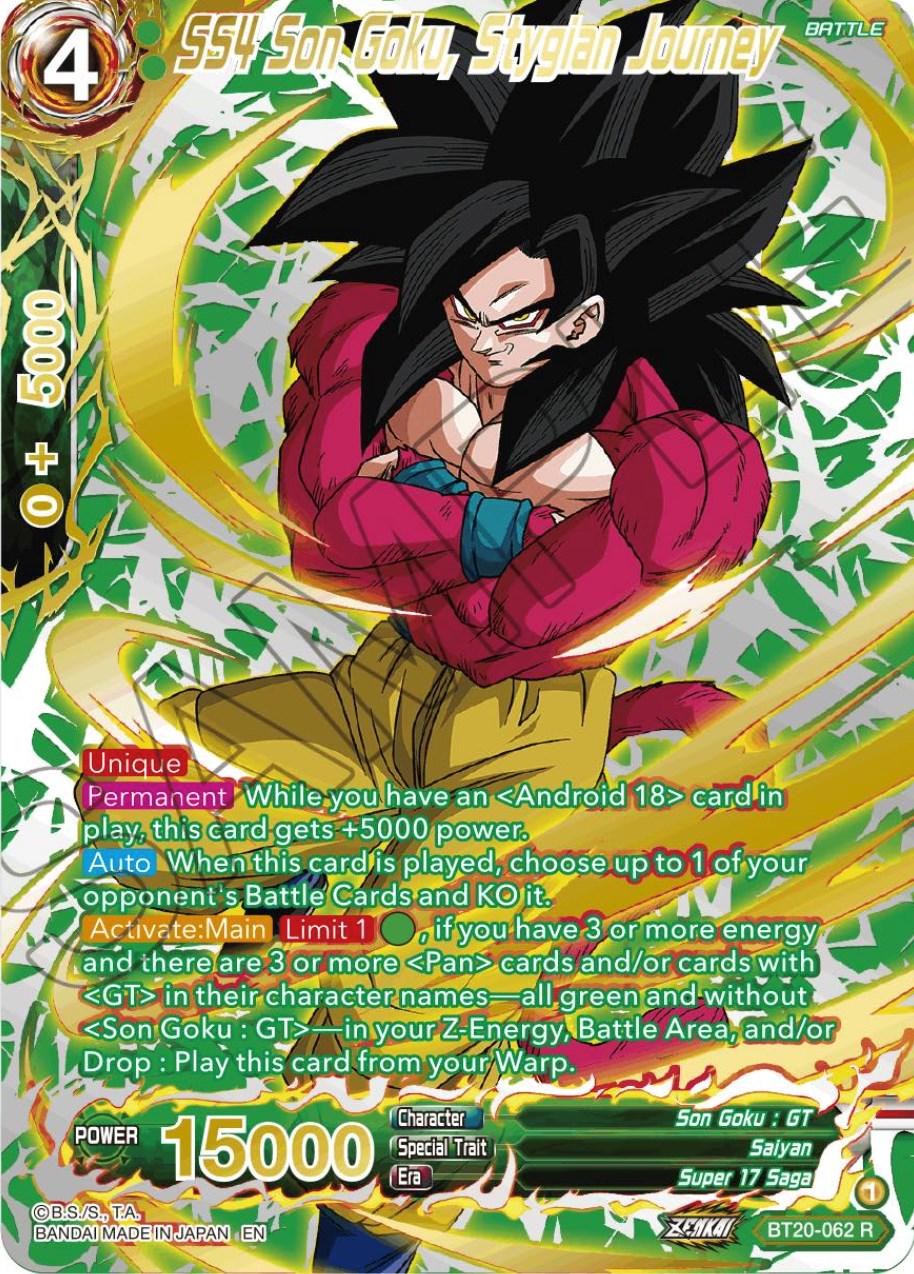 SS4 Son Goku, Stygian Journey [Gold Stamped Foil] BT20-062