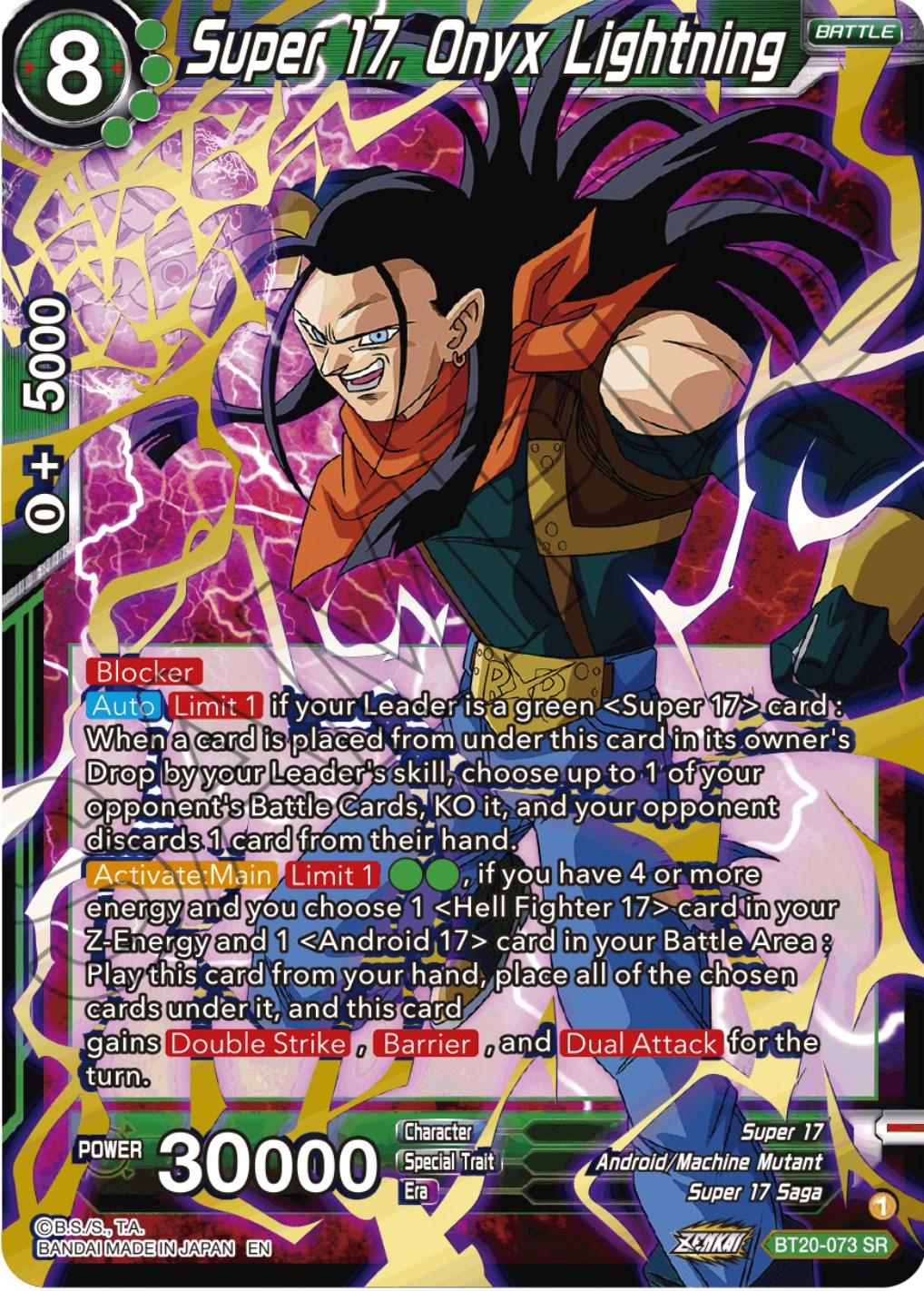 Super 17, Onyx Lightning BT20-073